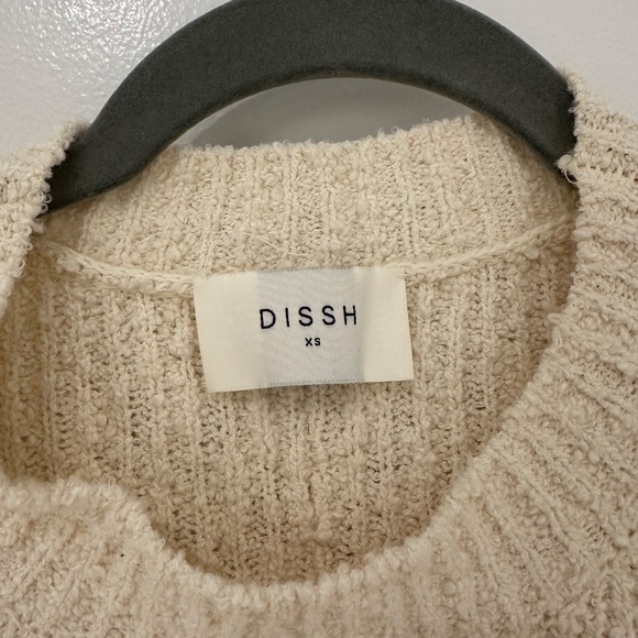DISSH Dakota Cream Boucle Crop Jumper, XS - Picture 3 of 6